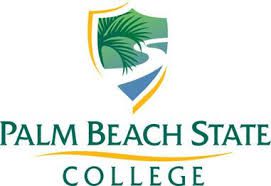 Palm Beach State College logo with palm tree.